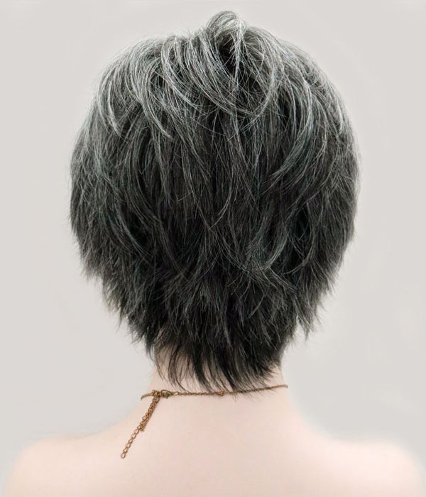 Gray hair ,Don’t care – Short Wigs Recommend